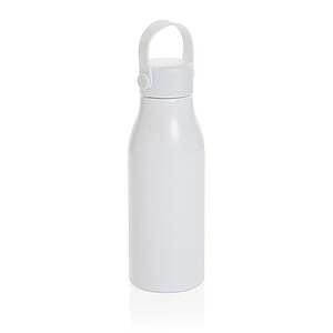 Certifikovaná lahev 680 ml z RCS recyklovaného hliníku, bílá