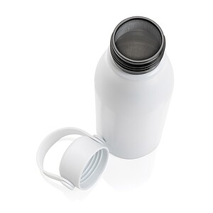 Certifikovaná lahev 680 ml z RCS recyklovaného hliníku, bílá