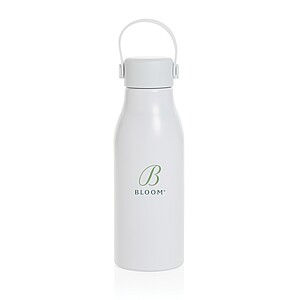 Certifikovaná lahev 680 ml z RCS recyklovaného hliníku, bílá