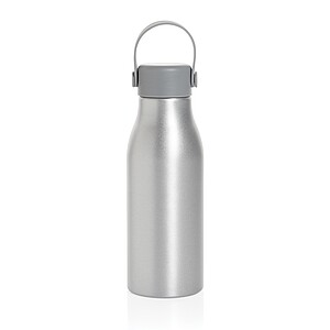 Certifikovaná lahev 680 ml z RCS recyklovaného hliníku, stříbrná