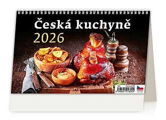 Česká kuchyně 2027, stolní kalendář - reklamní kalendáře