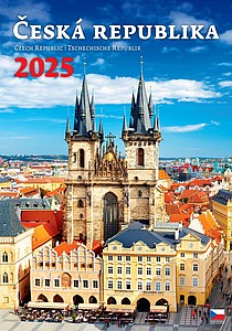 Česká republika 2026, nástěnný kalendář, prodloužená záda