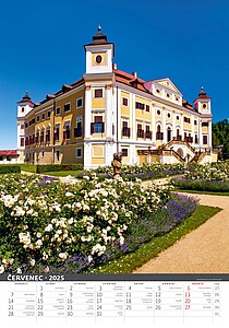 Česká republika 2027, nástěnný kalendář, prodloužená záda