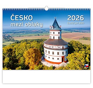 Česko mezi oblaky 2027, nástěnný kalendář, prodloužená záda - reklamní kalendáře