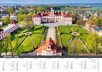 Česko mezi oblaky 2027, nástěnný kalendář, prodloužená záda