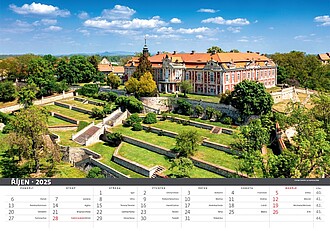 Česko mezi oblaky 2027, nástěnný kalendář, prodloužená záda