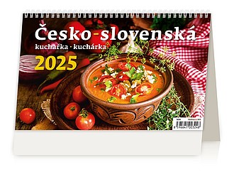 Česko-slovenská kuchařka 2025, stolní kalendář - reklamní kalendáře