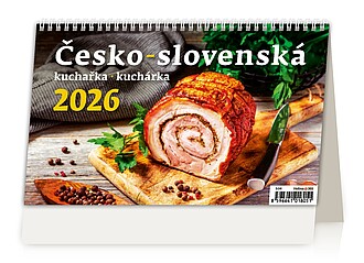 Česko-slovenská kuchařka 2027, stolní kalendář - reklamní kalendáře