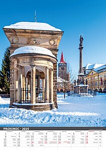 Český ráj 2027, nástěnný kalendář, prodloužená záda