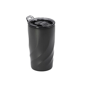 Cestovní hrnek Brandcharger 400 ml, gun metal - reklamní předměty
