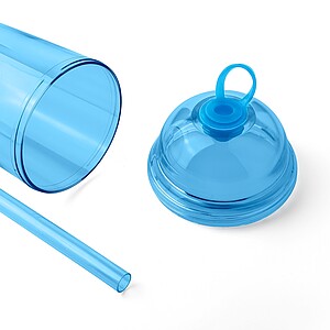 Cestovní hrnek na pití 500 ml, světle modrá