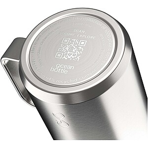 Cestovní hrnek s tepelnou izolací Ocean Bottle 350ml , stříbrná