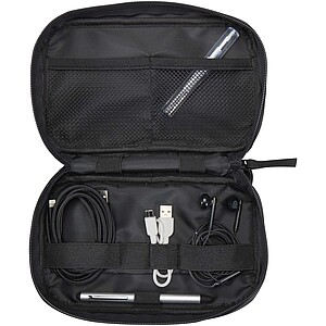 Cestovní organizér z recyklovaného GRS, černá