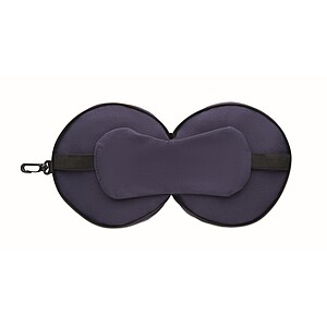 Cestovní sada polštáře a masky, tmavě modrá