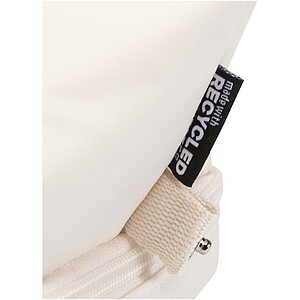 Cestovní toaletní taška z recyklovaného materiálu, krémově bílá