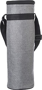Chladicí taška na 1 láhev, RPET polyester, šedá