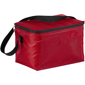 Chladící taška s nastavitelným popruhem, červená