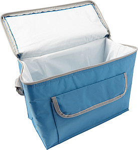 Chladící taška s přední kapsou, modrá