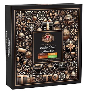 CHRISTMAS - BASILUR Christmas Spice Chai Assorted přebal 40 gastro sáčků - reklamní předměty