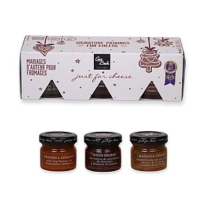CONFITURE Dárkové balení variace confitur Just for Cheese - Perníček - reklamní předměty