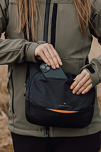 Crossbody taška Nordic Drift 4l z RCS, černá