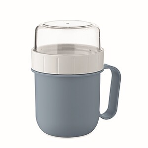 CUPOKO Plastový kelímek na svačinu, 450 ml, petrolejová