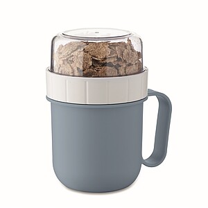 CUPOKO Plastový kelímek na svačinu, 450 ml, petrolejová