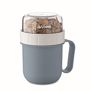 CUPOKO Plastový kelímek na svačinu, 450 ml, petrolejová