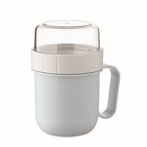 CUPOKO Plastový kelímek na svačinu, 450 ml, světle modrá - termohrnek s vlastním potiskem