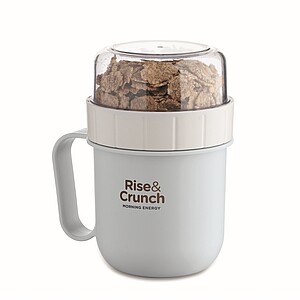 CUPOKO Plastový kelímek na svačinu, 450 ml, světle modrá