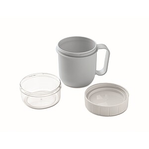 CUPOKO Plastový kelímek na svačinu, 450 ml, světle modrá