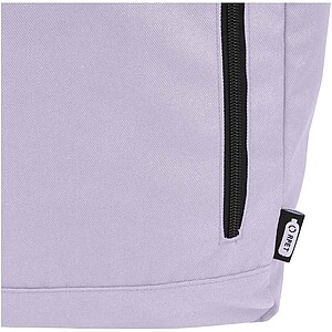 DAGY Rolovací městský batoh z recyklovaného polyesteru, světle fialová