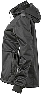 Dámská 3-vrstvá sofshellová bunda JAMES & NICHOLSON, černá, 2XL