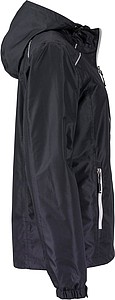 Dámská bunda do deště James & Nicholson RAIN, černá, XL