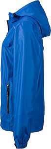 Dámská bunda do deště James & Nicholson RAIN, královská modrá, XL