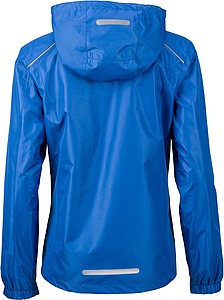 Dámská bunda do deště James & Nicholson RAIN, královská modrá, XL