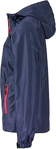 Dámská bunda do deště James & Nicholson RAIN, námořní modrá, XL