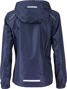 Dámská bunda do deště James & Nicholson RAIN, námořní modrá, XL
