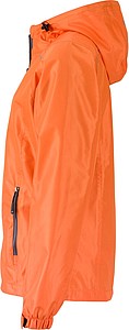 Dámská bunda do deště James & Nicholson RAIN, oranžová, XL