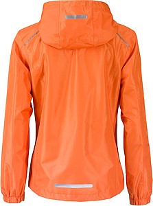 Dámská bunda do deště James & Nicholson RAIN, oranžová, XL