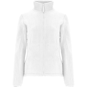 Dámská fleecová celorozepínací bunda, ROLY ARTIC, bílá, vel. XL