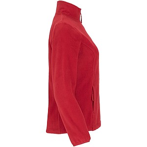 Dámská fleecová celorozepínací bunda, ROLY ARTIC, červená, vel. XL