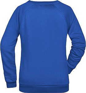 Dámská mikina James Nicholson sweatshirt women, královská modrá, vel. XS