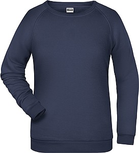 Dámská mikina James Nicholson sweatshirt women, námořní modrá, vel. M