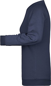 Dámská mikina James Nicholson sweatshirt women, námořní modrá, vel. S