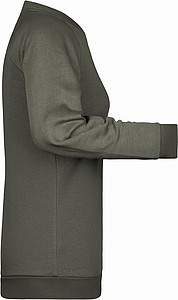 Dámská mikina James Nicholson sweatshirt women, šedá, vel. M