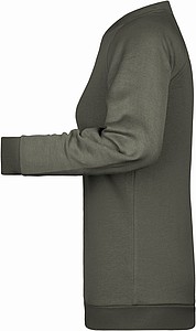Dámská mikina James Nicholson sweatshirt women, šedá, vel. M