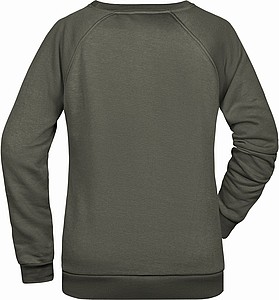 Dámská mikina James Nicholson sweatshirt women, šedá, vel. XL
