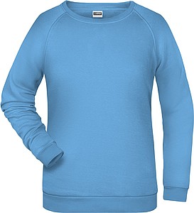 Dámská mikina James Nicholson sweatshirt women, sv. modrá, vel. M