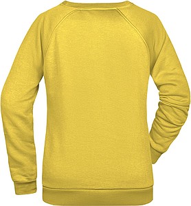 Dámská mikina James Nicholson sweatshirt women, sv. žlutá, vel. 3XL